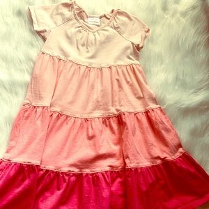 Hannah Anderson girls size 6/7 pink dress